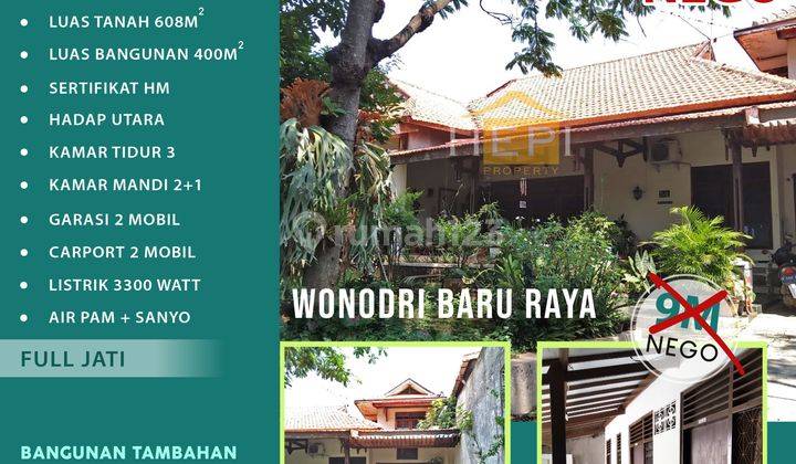 Rumah Induk + Rumah Kos di Wonodri Baru Raya, Semarang 1