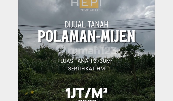Tanah Luas di Polaman Mijen Semarang Barat 1