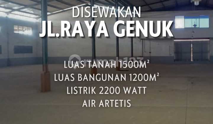 Warehouse on JL Raya Genuk Pedurungan Semarang 1
