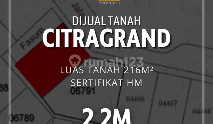 Tanah di Citragrand Sambiroto Tembalang Semarang 1
