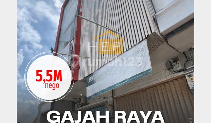 Ruko 3 Lantai Siap Pakai di Gajah Semarang Timur 1