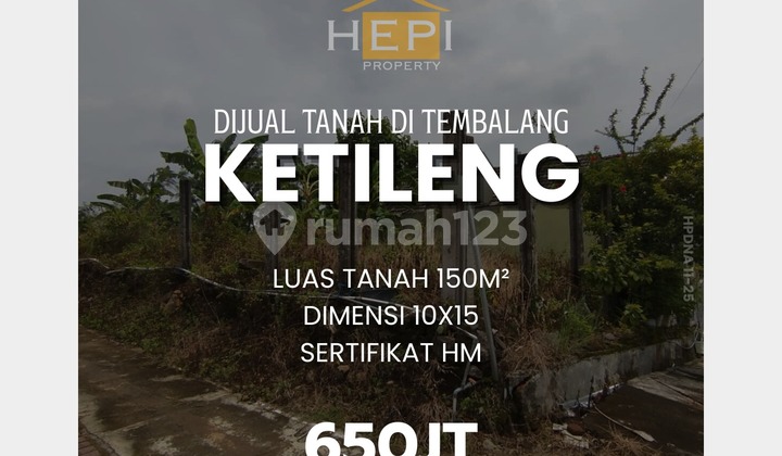 Ready-to-Build Land in Ketileng Sendangmulyo, Tembalang Semarang 1