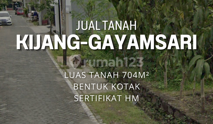 Ready-to-Build Land on Kijang Street, Gayamsari, Central Semarang City 1