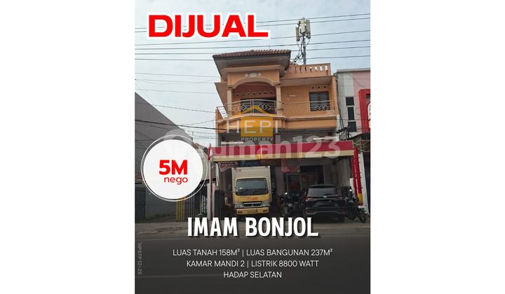 Ruko 2 Lantai Tengah Kota di Imam Bonjol Semarang 1