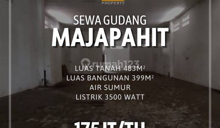 Gudang Workshop di Jl Majapahit Semarang Timur 1