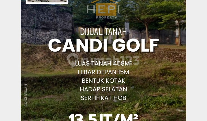 Tanah Kavling di Graha Candi Golf Candisari Semarang 1