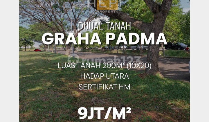 Tanah Graha Padma Semarang Lokasi depan KARANGTURI 1