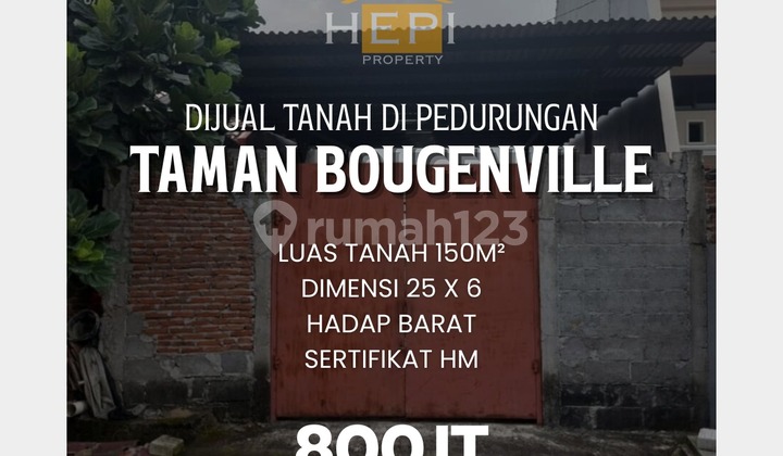 Tanah di Taman Bougenville Pedurungan Semarang 1