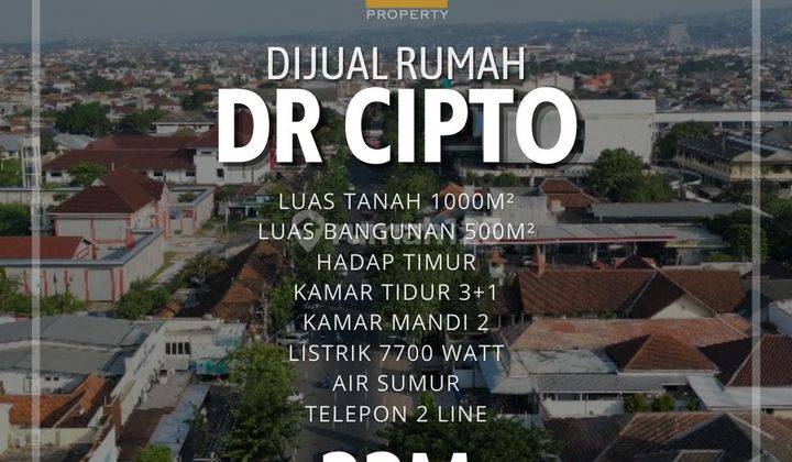 Rumah di Jalan Raya Dr.Cipto Semarang Timur 
 1