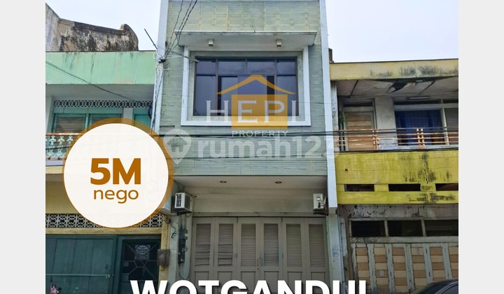 Ruko 2,5 lantai tengah kota di Wotgandul Semarang Tengah 1