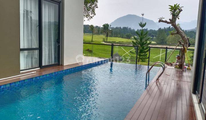 Rumah Modern Dengan Private Pool View Gunung di Sentul City 1