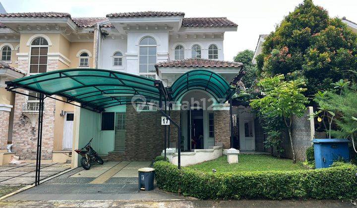 Rumah Minimalis Hook Tengah Semi Furnish, Depan Taman 1