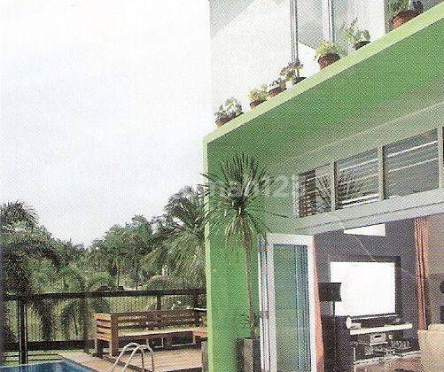 Rumah Modern Tropis, Dengan Private Pool, Posisi Huk Samping Danau,sentul City 1