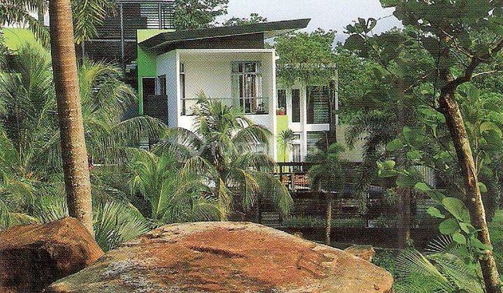 Rumah Modern Tropis, Dengan Private Pool, Posisi Huk Samping Danau,sentul City 1