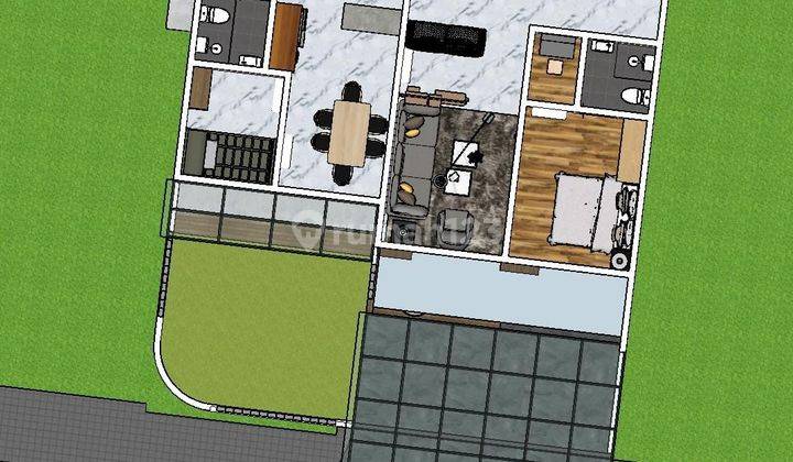 Rumah On Progress Scandinavian Include Pagar, Canopy, Kitchen Set 2