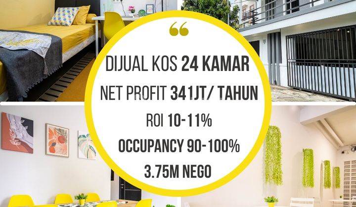 Dijual Rumah Kost Harapan Baru Bekasi 1