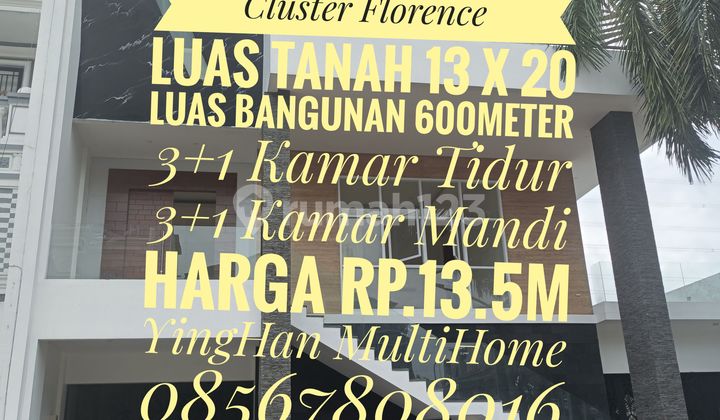 Rumah Hook Brand New 3lantai Murahh Di Pik.