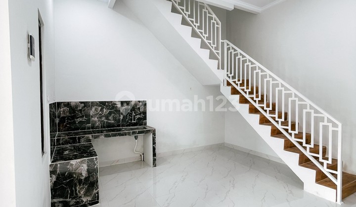 Rumah Scandinavian Full Renovasi bisa KPR Harga Nego di Cluster Cendrawasih Pondok Ungu Permai Bekasi 2