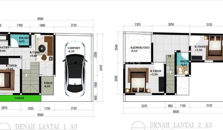 Rumah 2 Lantai Dekat Waduk Tiu Cipayung Jaktim 2