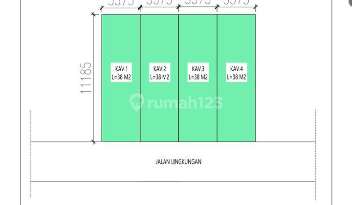 Rumah Mungil 2 Lantai Hadap Jalan Cibuburjaktim