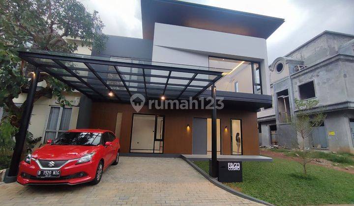 Rumah Brand New Bagus di Bsd City Tangerang, Hoek Taman 1