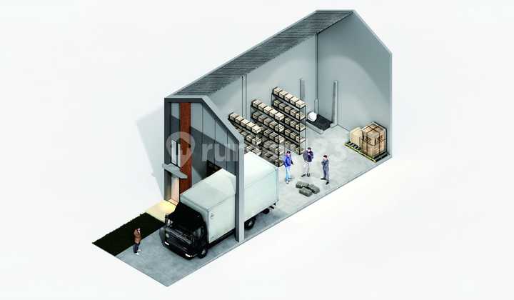 Gudang di Area Industri Gunung Sindur Jalan Raya Serpong Parung Hanya Rp 1,54 Miliar Include Ppn
