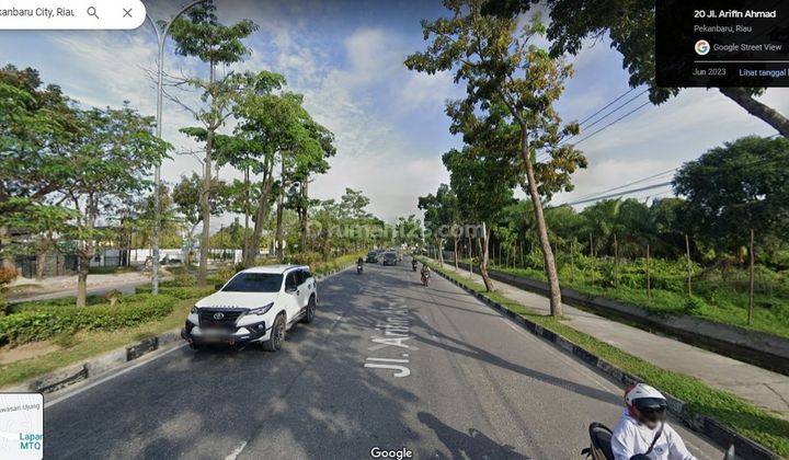 Tanah Komersial di Pekanbaru Jalan Arifin Ahmad Pekanbaru Kota riau 1