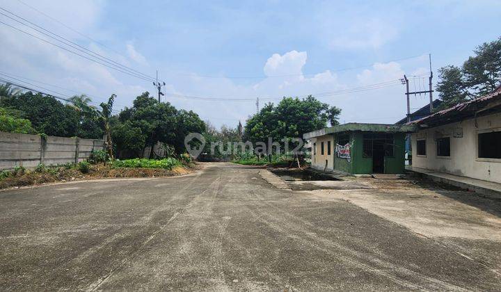 Dijual Tanah Bangunan Ex Pabrik di Bogor Rancabungur Jl Mekarsari 1