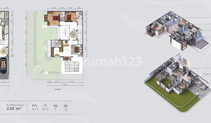 Rumah Mewah Tipe 10x18 Matera Residence Gading Serpong – 5 Kamar Tidur, Smart Home, Fasilitas Eksklusif, Dekat AEON BSD dan Tol Serpong-Balaraja 2