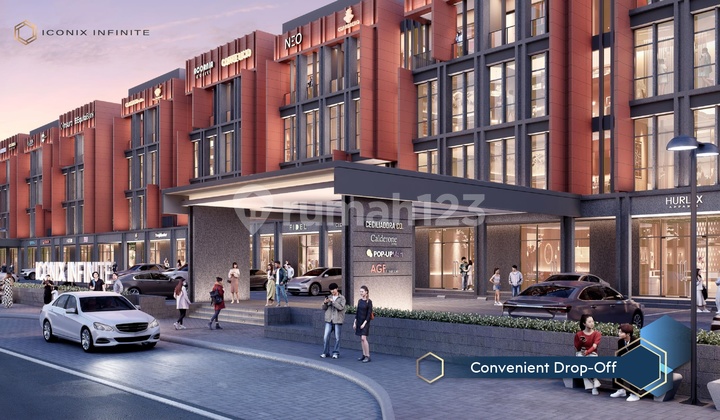Studio Loft ICONIX INFINITE BSD City ; 4 lantai ; Include LIFT ; diskon 10% dekat ke pintu Tol Aeon Mall, harga Rp. 8,3 M an setelah diskon