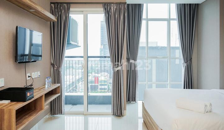 Harga Bagus Apartemen Roseville Type Studio (luas 30m2) di Bsd City Tangerang Selatan Hadap Timur View Teras Kota harga Rp. 450 juta