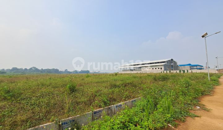Kavling 1 Hektar untuk Gudang dan Industri di Kawasan Industri Blessindo Legok Tangerang. Siap Bangun.