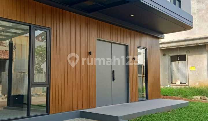 rumah brand new di The Icon BSD city, gaya kontemporer tropikal, Luas tanah 208m2 luas bangunan 245m2 harga 5,49Miliar dekat mall aeon dan pintu tol