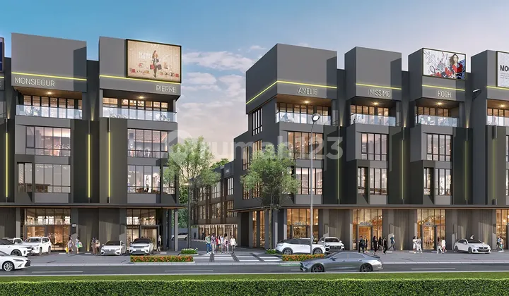 Studio Loft Maxim Square - Hoek - Ruang Usaha Modern 4,5 Lantai, Desain Elegan dan Fleksibel, Tepat di Boulevard Utama Gading Serpong, Dekat Tol dan Fasilitas Premium!