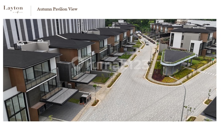 Jual Rumah Mewah Bsd City Ready Stock 2025 - Layton Navapark 3 Lantai Lift Private, Botanical Park 10 Ha, Harga 18M, Cicilan 100 Juta, Dekat Tol Aeon Mall, Siap Huni