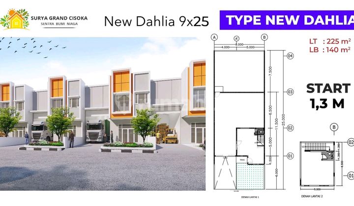 Ruko Gudang 9X25 di Pergudangan Surya Grand Cisoka - Tangerang