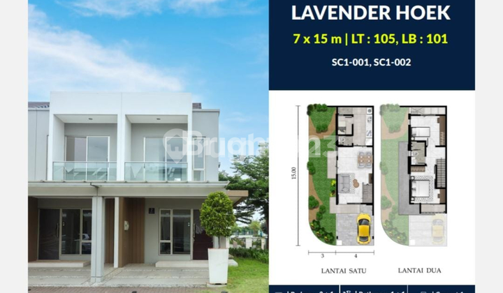 RUMAH BARU GRESS INDOCITY PIK 2 CLUSTER SCARLET LOKASI STRATEGIS 1