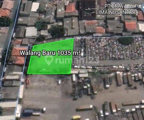 Disewa Tanah Jl Walang Baru Luas 1000 M2 Strategis Cocok Buat Parkir Container Dll 2