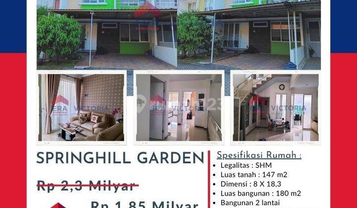 Rumah 2 lantai springhill sawojajar malang 2