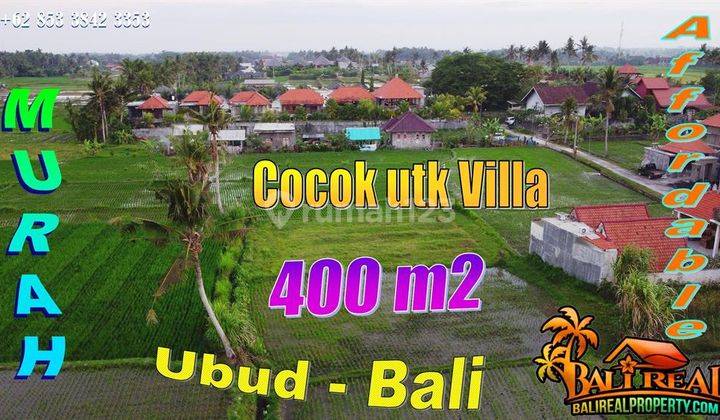 4.0 Are Tanah Sawah di Sukawati Lingkungan Villa Kontur Bagus 1