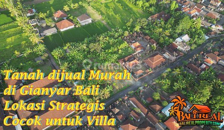 Suitable For A Residence Or Villa, Cheap Land For Sale In Gianyar 2