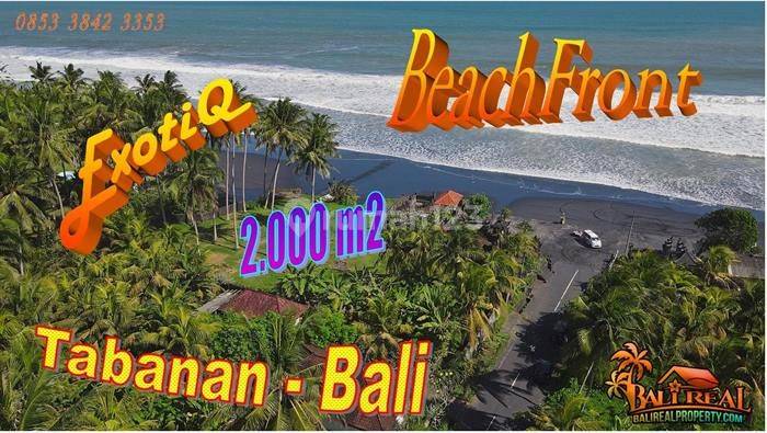 2,000 M2 With Beach Front Land In Kerambitan Tabanan  1