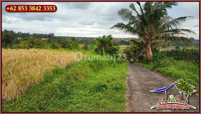 1,800 M2 With Rice Field, Mountain And Ocean View In Kerambitan 2