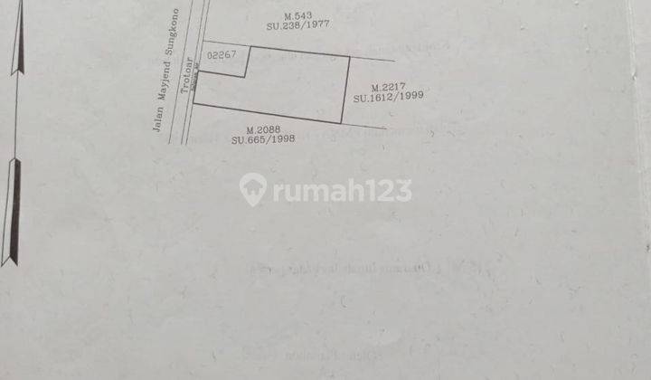 Tanah pinggir jalan Mayjen Sungkono Mangunharjo Madiun 2