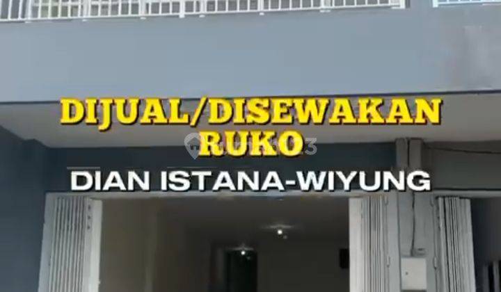Dijual / Disewakan Ruko Dian Istana Wiyung 1
