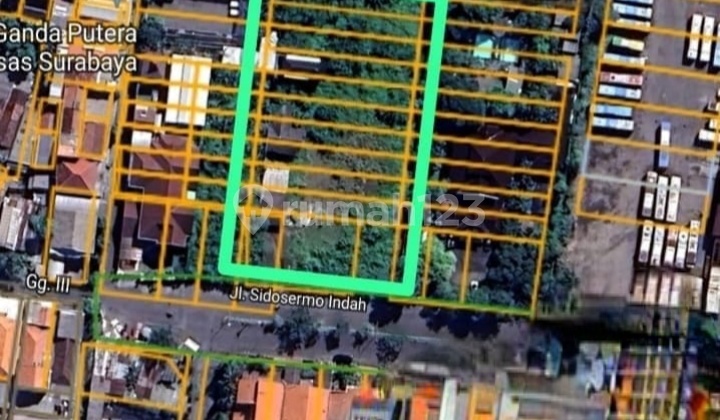 Tanah Kavling / Lahan Commercial Di Raya Sidosermo Indah