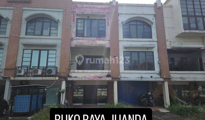 Dijual / Sewa 3 Unit Ruko Raya Juanda Sidoarjo 1