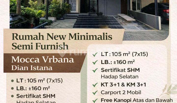 New Minimalis .. Dijual Rumah di Dian Istana