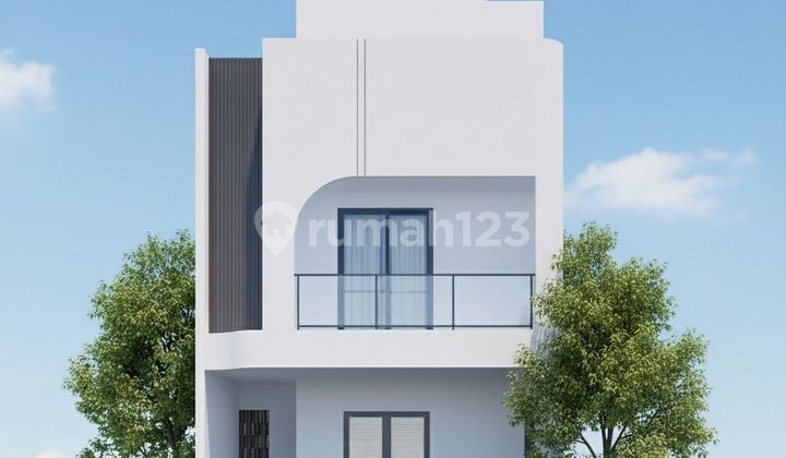 Rumah Brand New di Tebet, Akses Jalan 2 Mobil