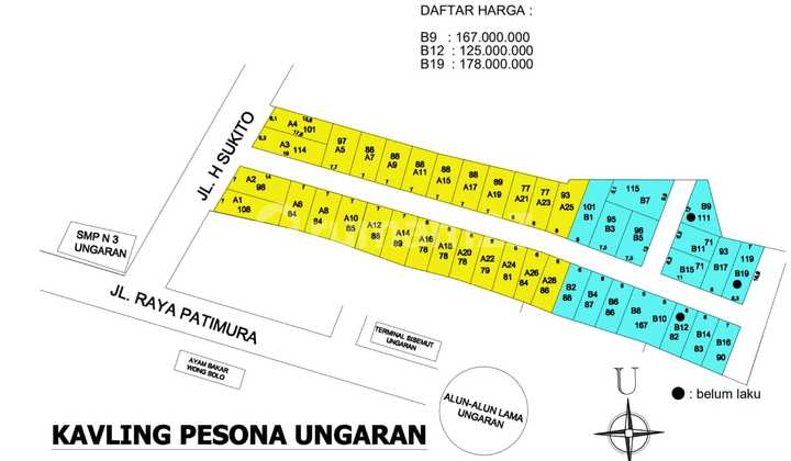 Kavling Termurah Siap Bangun SHM Deket Smp 3 di Ungaran 2